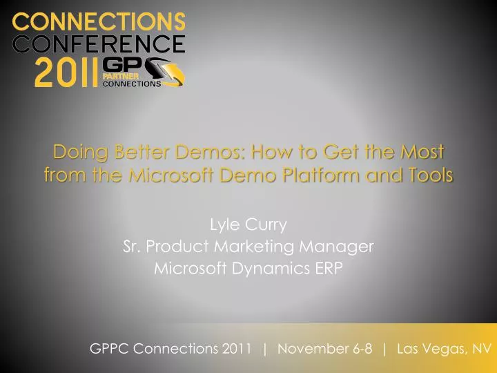 doing better demos how to get the most from the microsoft demo platform and tools