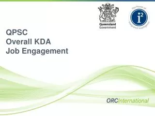 QPSC Overall KDA Job Engagement