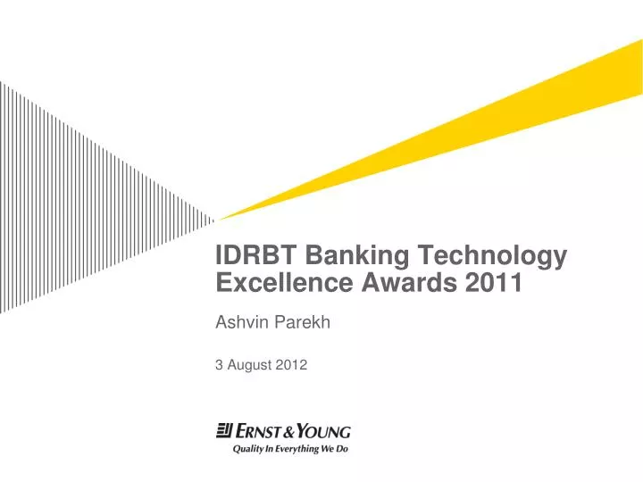 idrbt banking technology excellence awards 2011