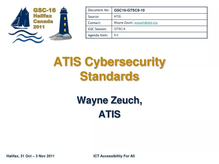 atis cybersecurity standards