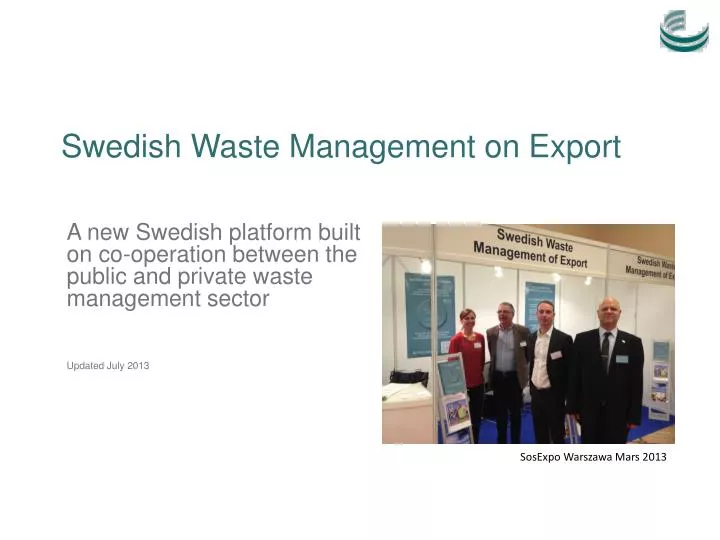swedish waste management on export