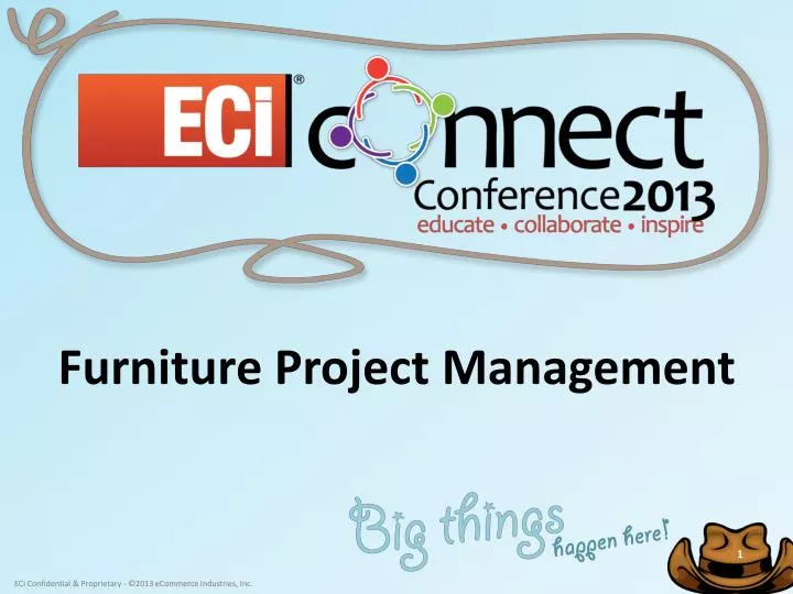 furniture project management