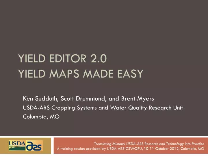 yield editor 2 0 yield maps made easy