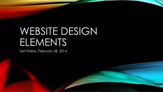 Website Design Elements