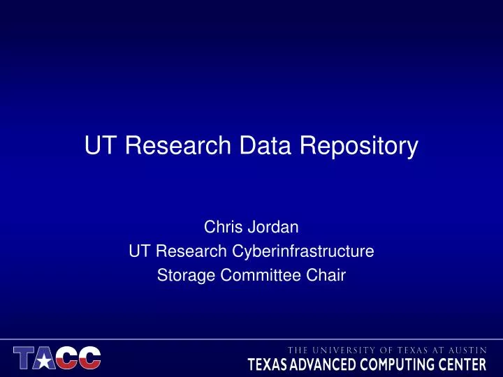 ut research data repository