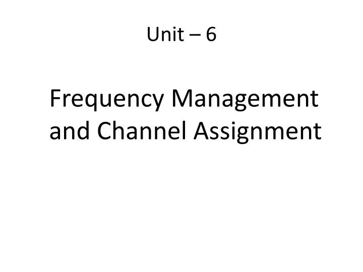 unit 6