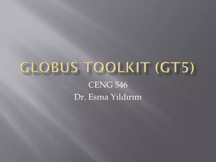 globus toolkit gt5