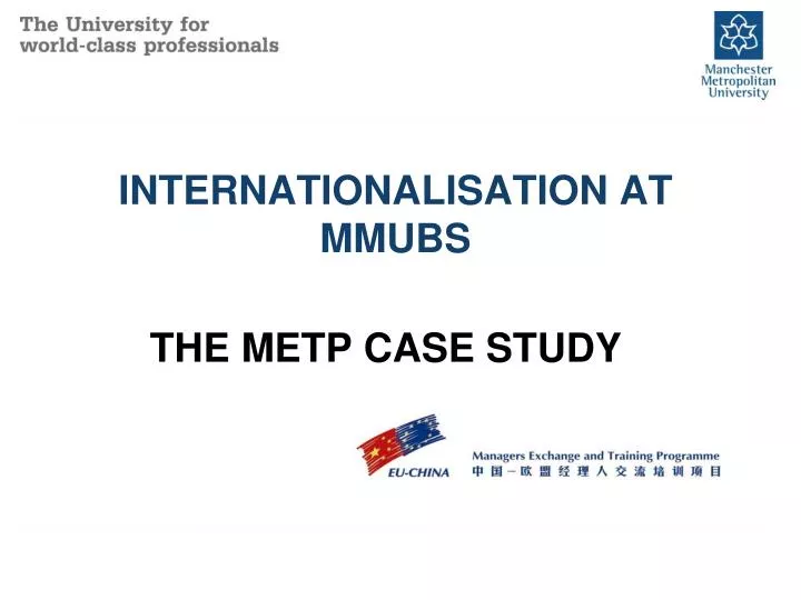 internationalisation at mmubs