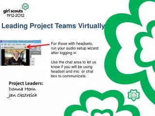 Leading Project Teams Virtually