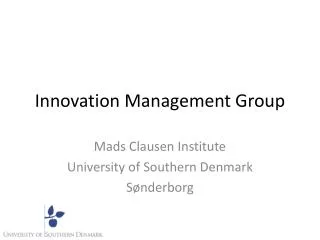 Innovation Management Group