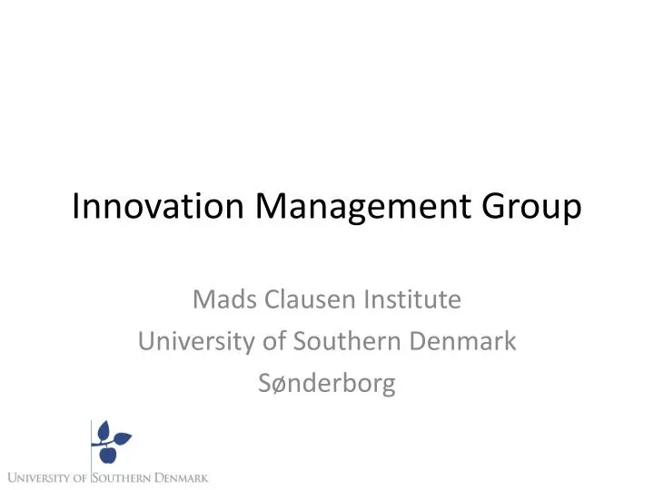 innovation management group