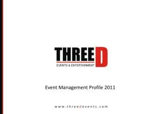 Event Management Profile 2011