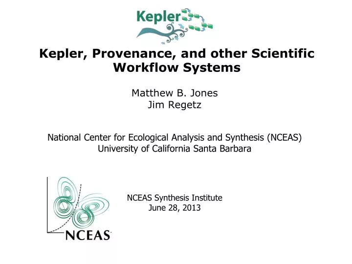 kepler provenance and other scientific workflow systems