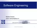 Software Engineering - slide 1