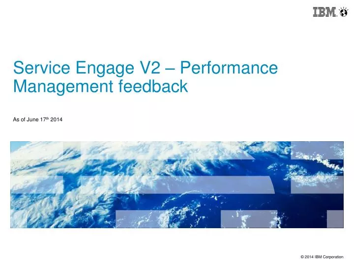 service engage v2 performance management feedback
