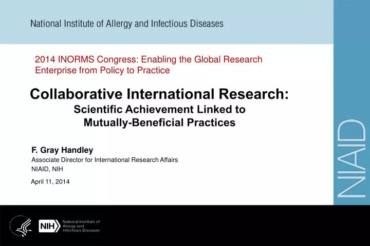 collaborative international research scientific achievement linked to mutually beneficial practices