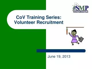 CoV Training Series: Volunteer Recruitment