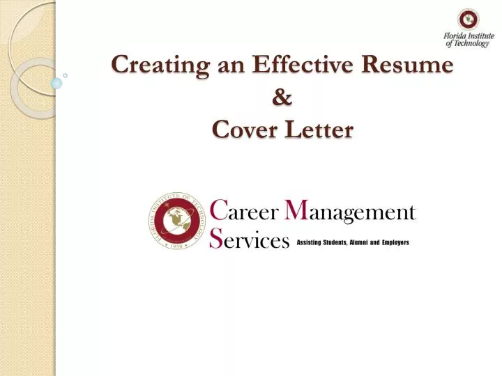 creating an effective resume cover letter
