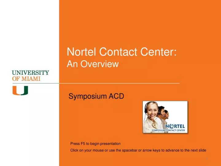 nortel contact center an overview