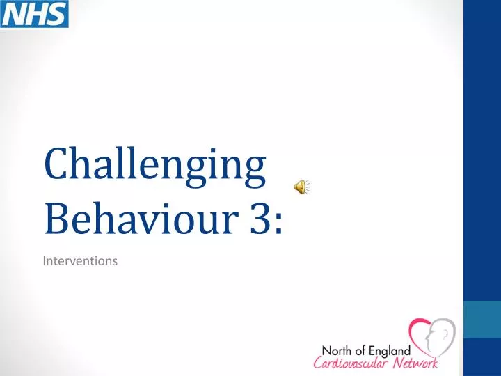 challenging behaviour 3