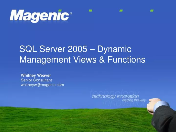 sql server 2005 dynamic management views functions