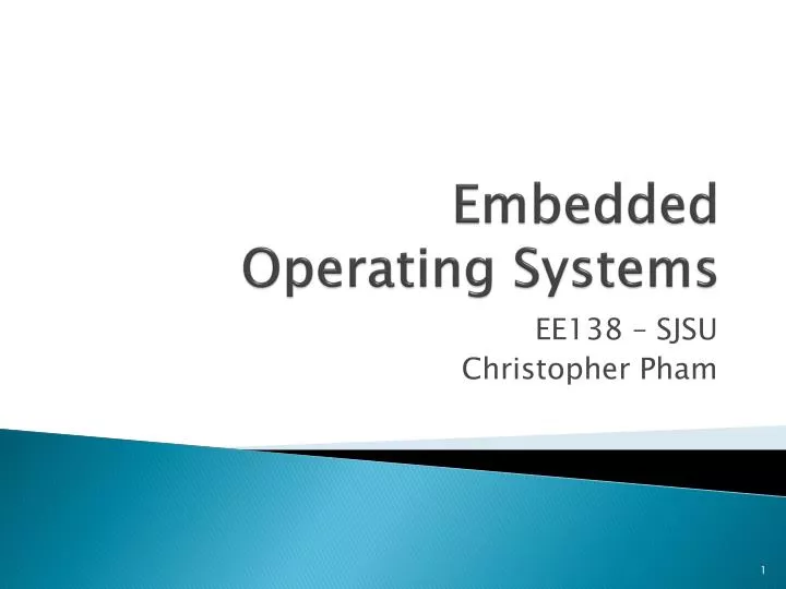embedded operating systems