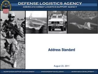 Address Standard August 23, 2011