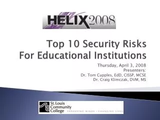 Top 10 Security Risks For Educational Institutions