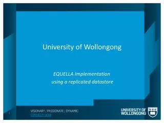 University of Wollongong