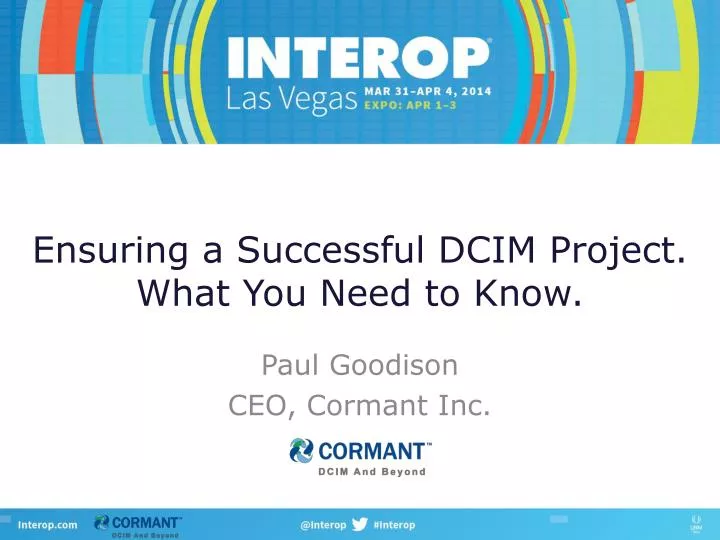 ensuring a successful dcim project what you need to know