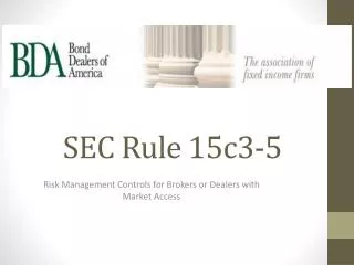 SEC Rule 15c3-5