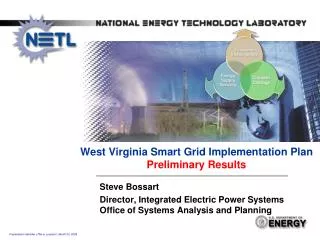 West Virginia Smart Grid Implementation Plan Preliminary Results