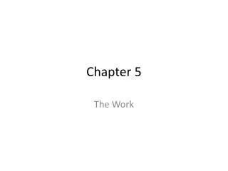 Chapter 5