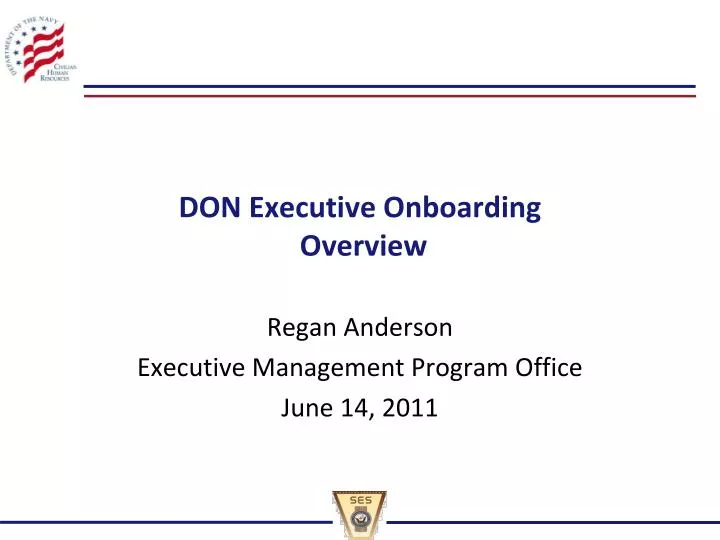 don executive onboarding overview