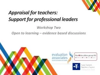 Appraisal for teachers: Support for professional leaders