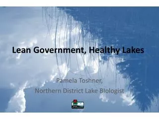 Lean Government, Healthy Lakes
