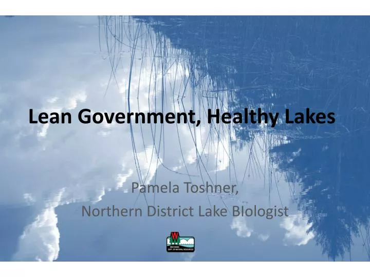 lean government healthy lakes