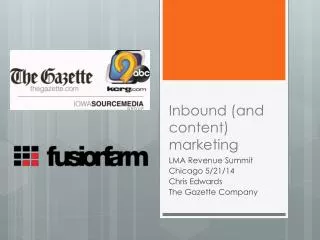 Inbound (and content) marketing