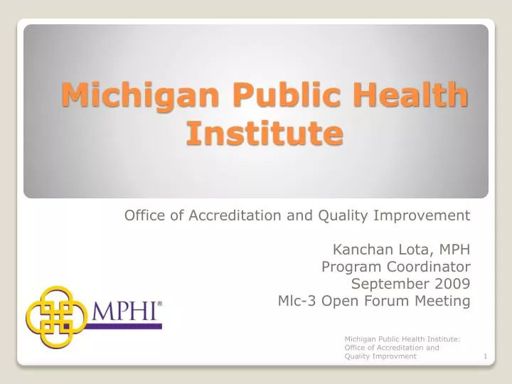 michigan public health institute
