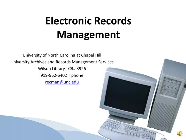 electronic records management