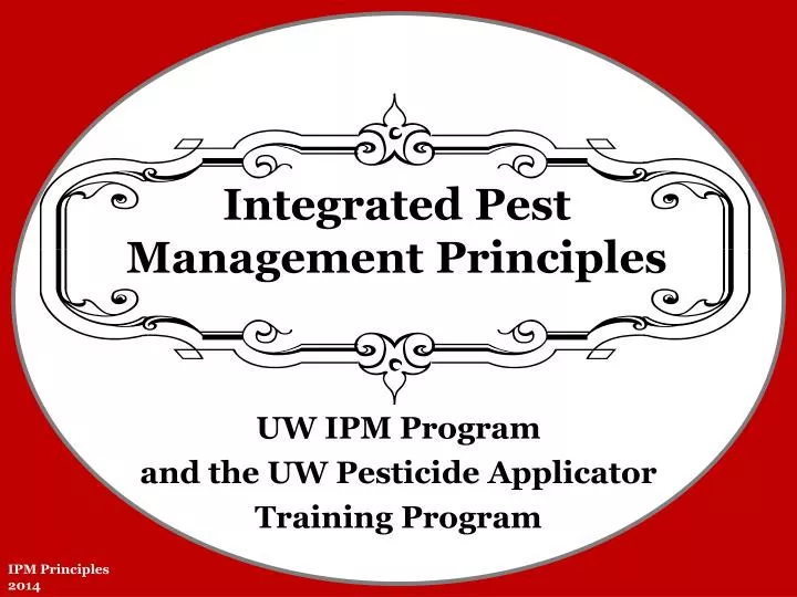 integrated pest management principles