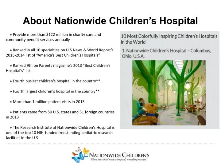 about nationwide children s hospital