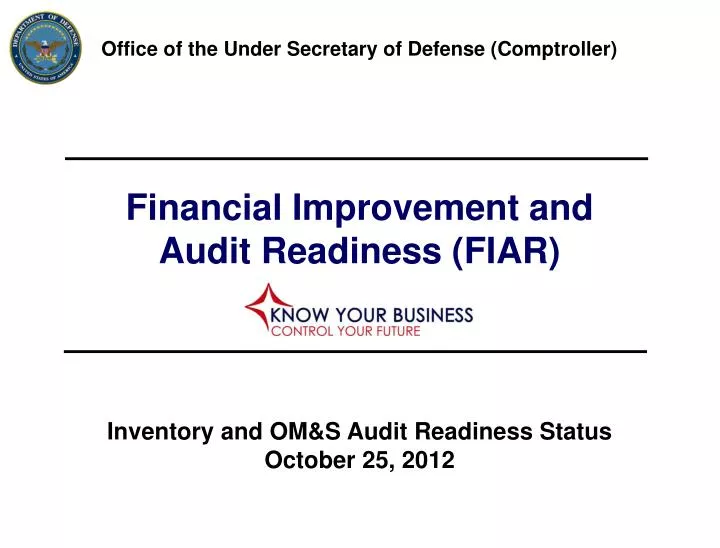 financial improvement and audit readiness fiar