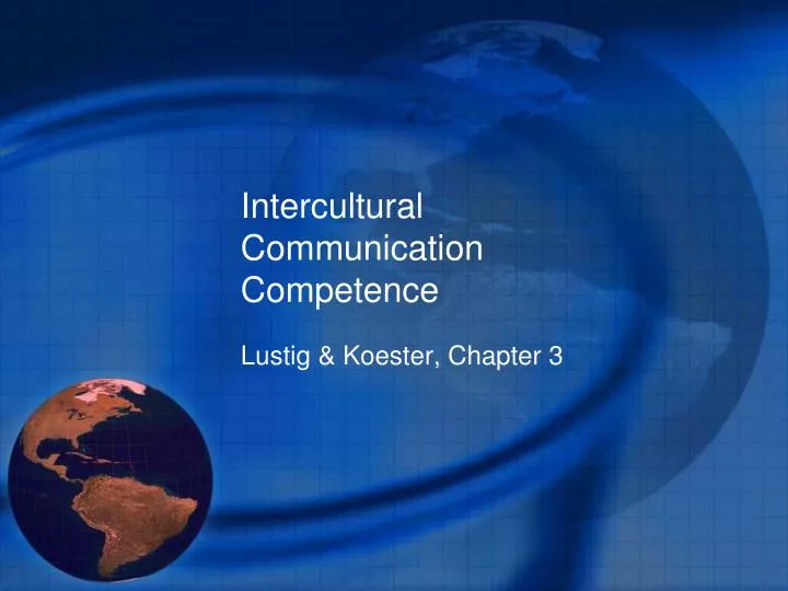 intercultural communication competence