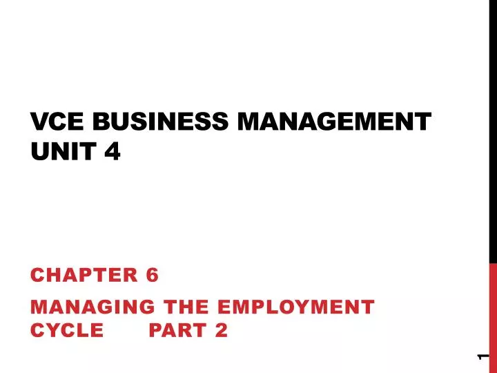 vce business management unit 4
