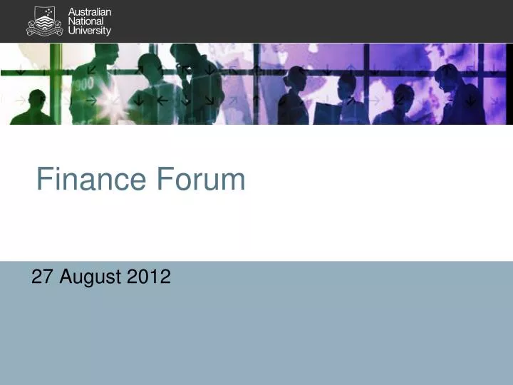 finance forum