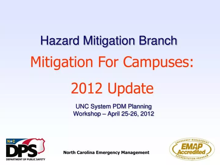 hazard mitigation branch