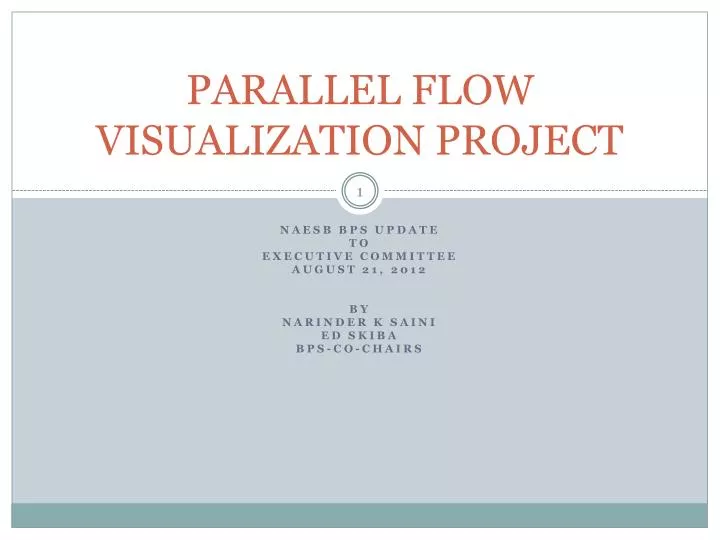 parallel flow visualization project