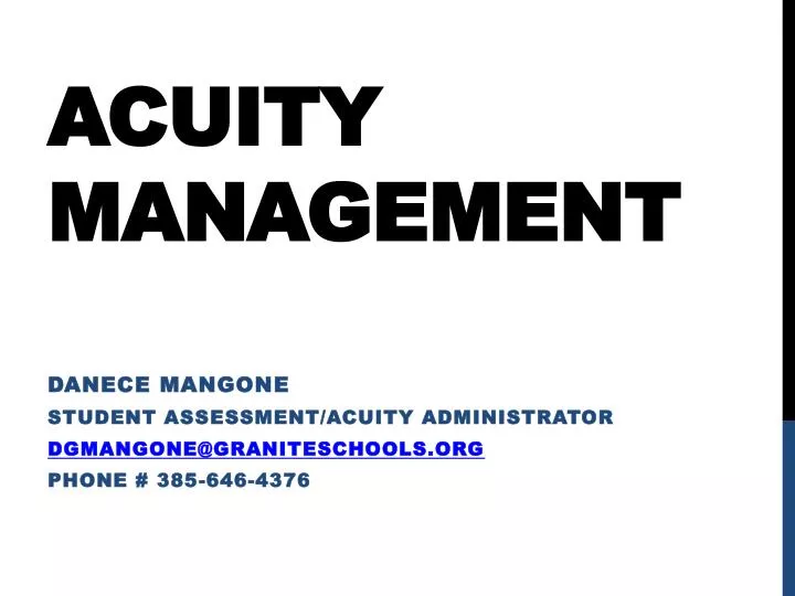 acuity management