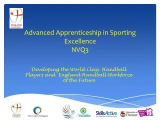 Advanced Apprenticeship in Sporting Excellence NVQ3